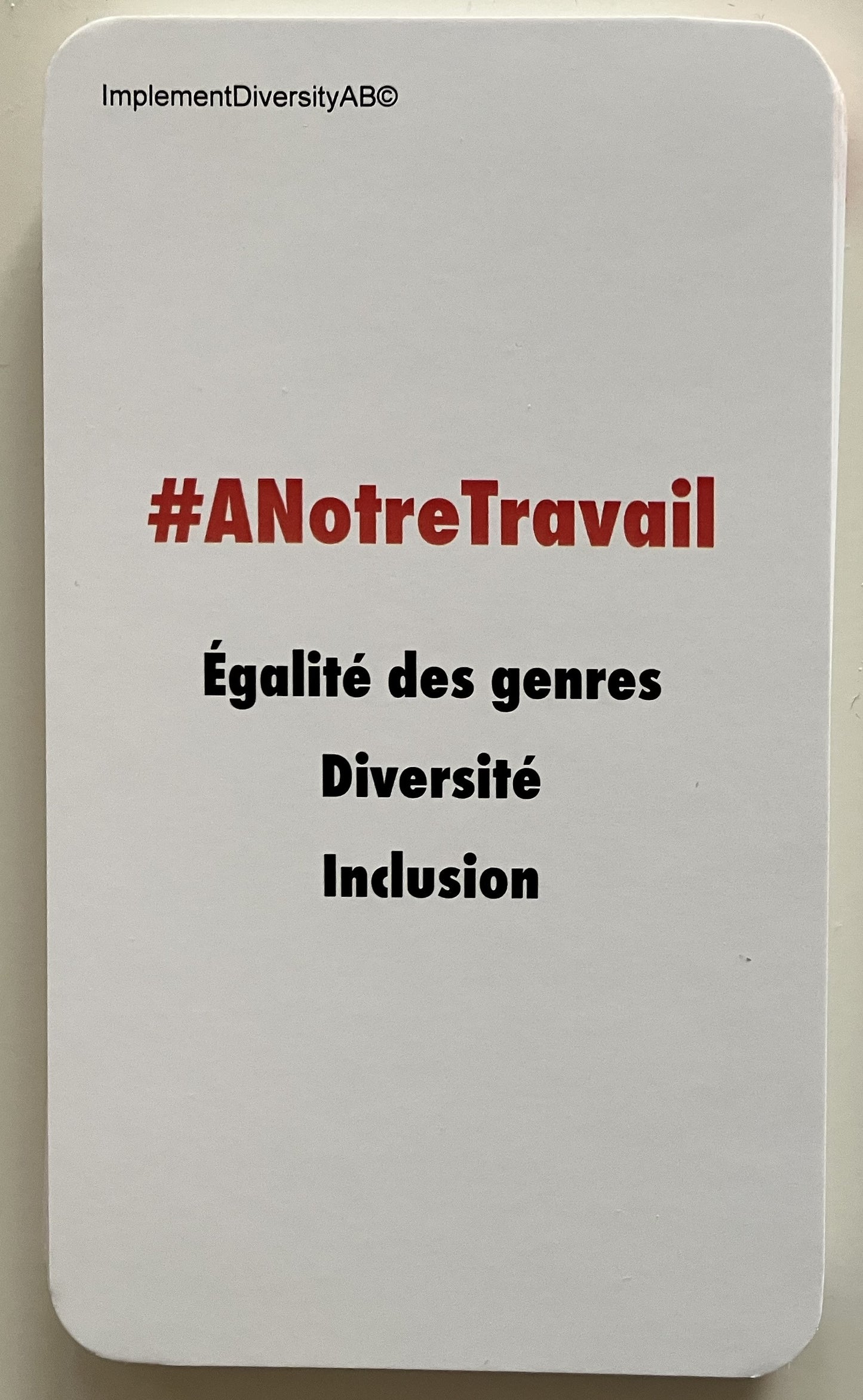 #ANotreTravail Discussion Card Pack