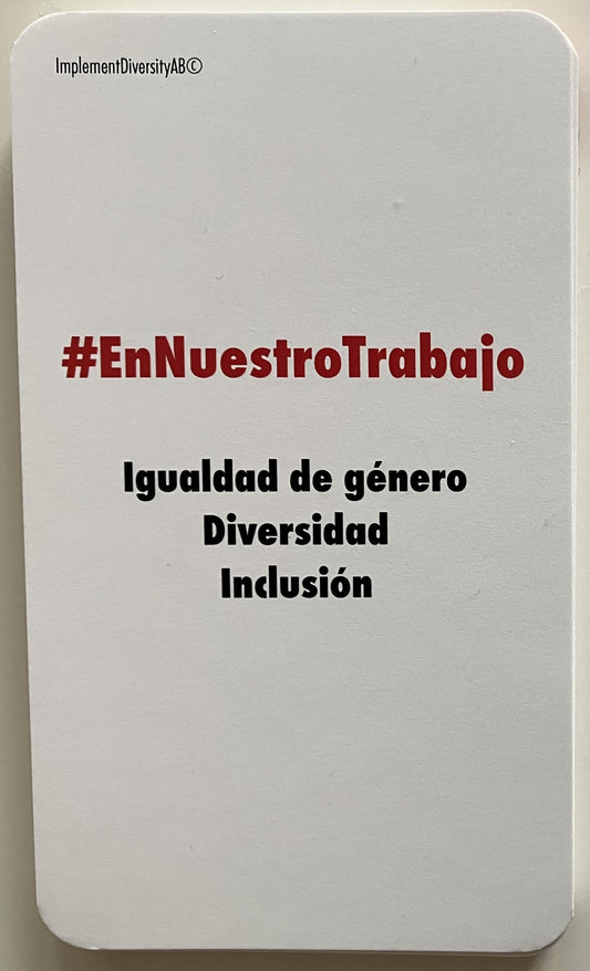 #EnNuestroTrabajo Discussion Card Pack